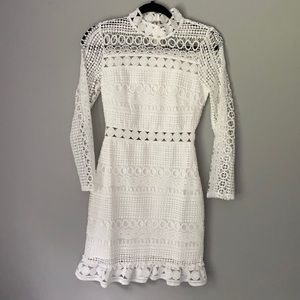 Two Sisters White Mini Dress